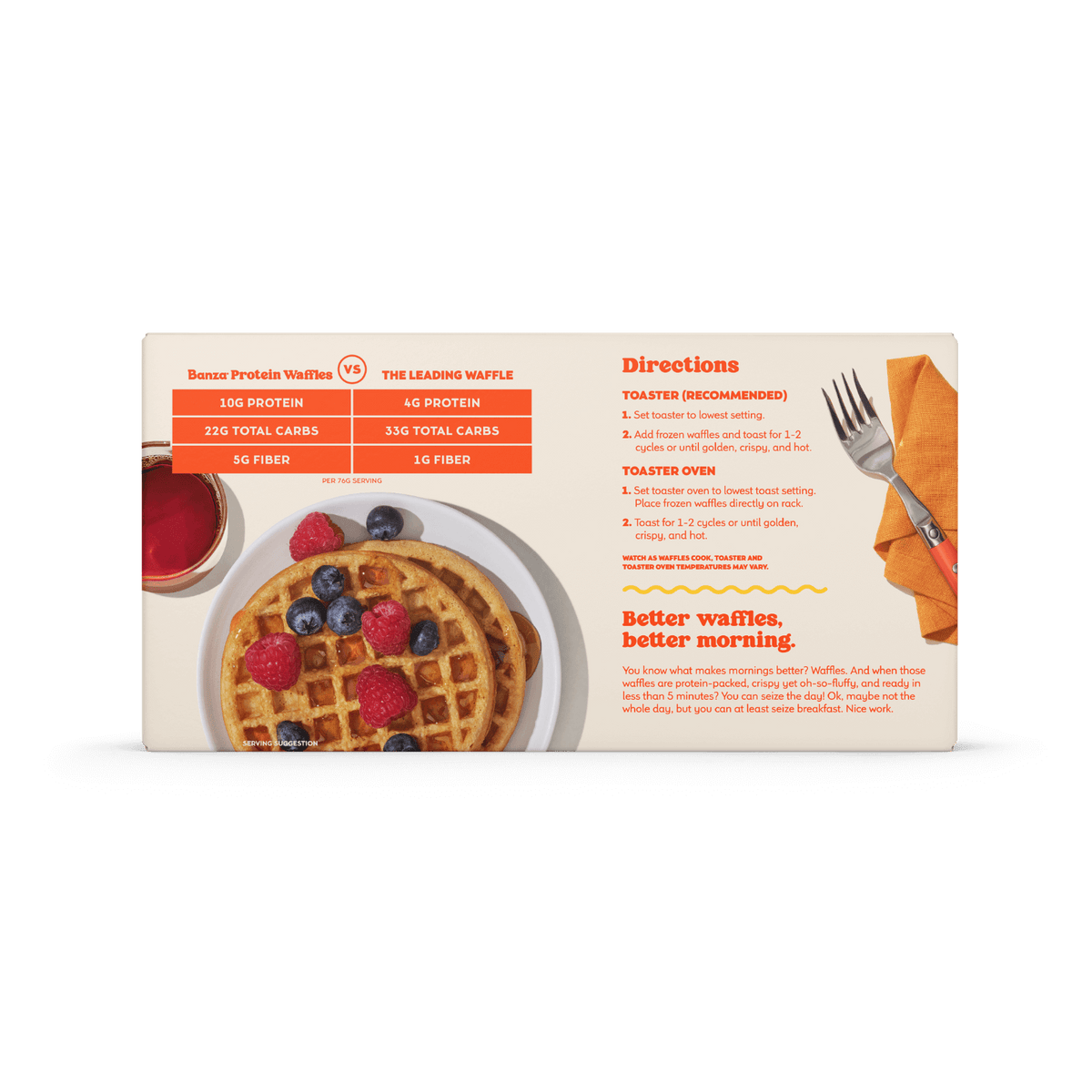 Waffles proteicos caseros