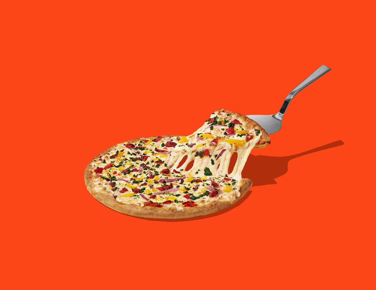 Pizza vegetariana asada