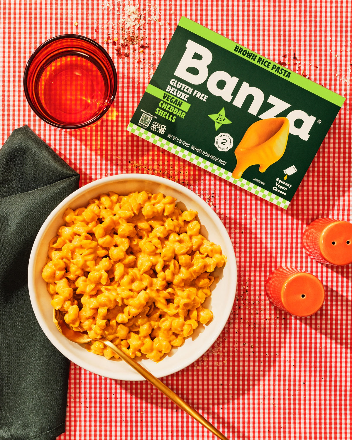 Brown Rice Vegan Deluxe Cheddar Shells