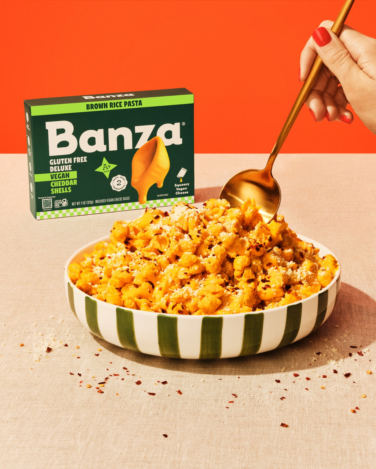 Brown Rice Vegan Deluxe Cheddar Shells