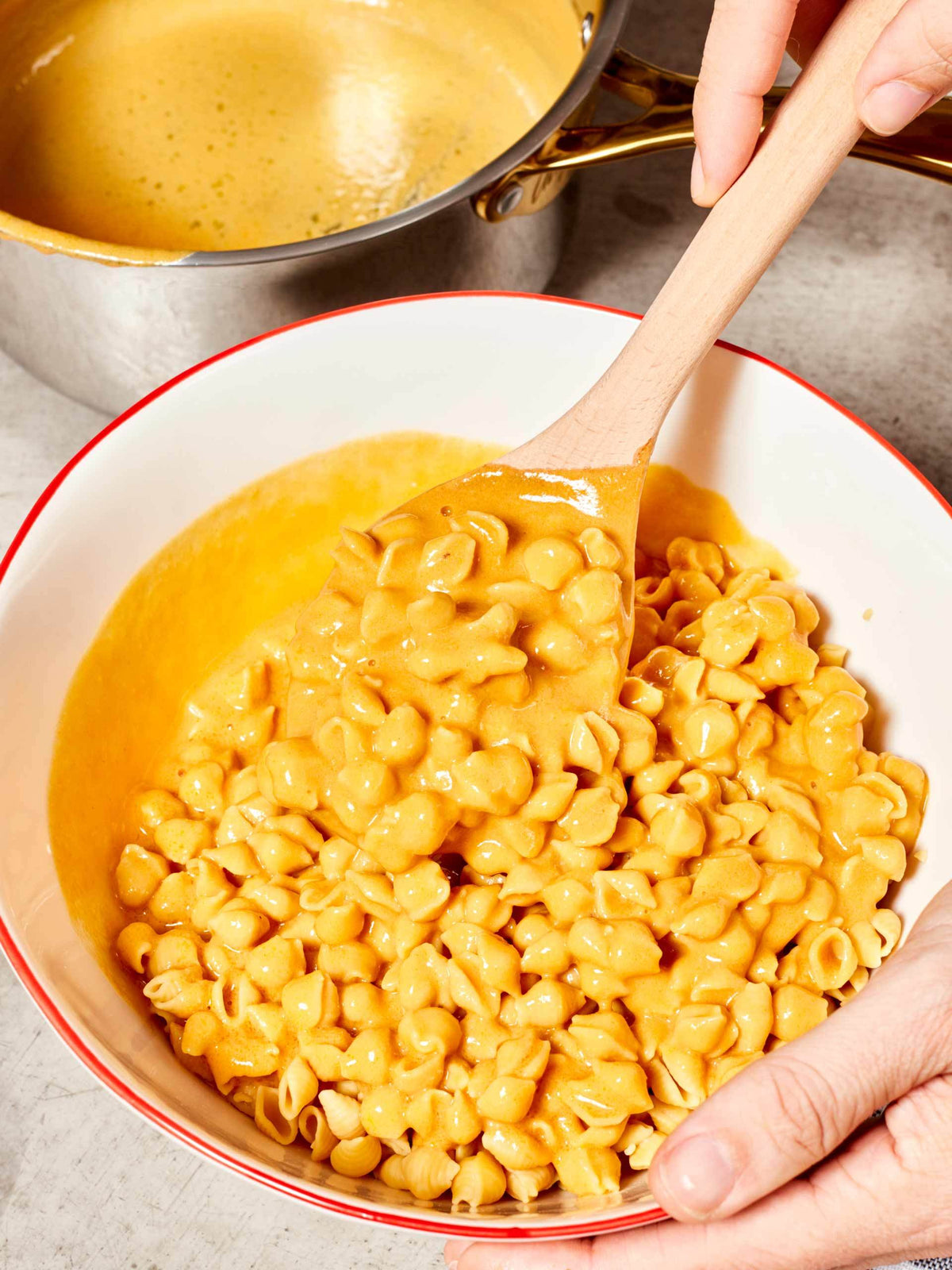 Vegan Cheddar Shells
