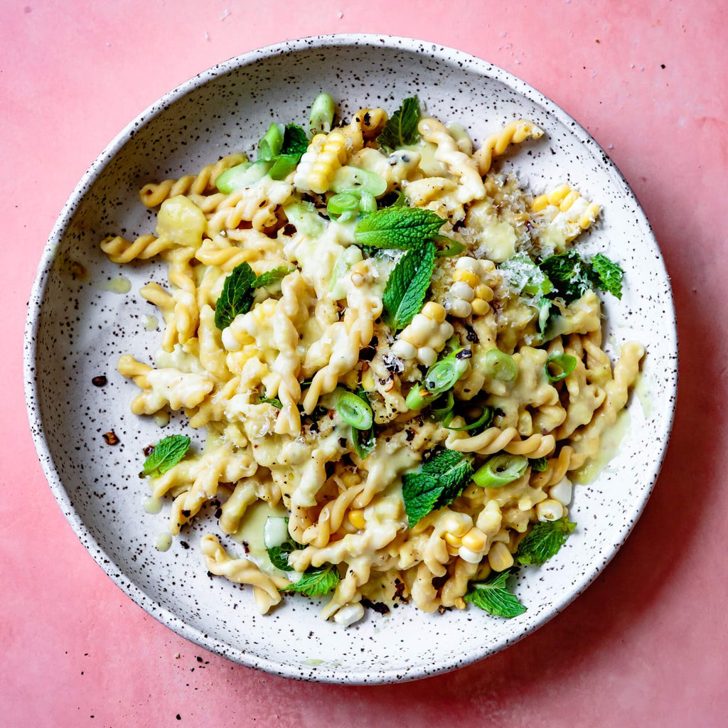 Creamy Corn Gemelli