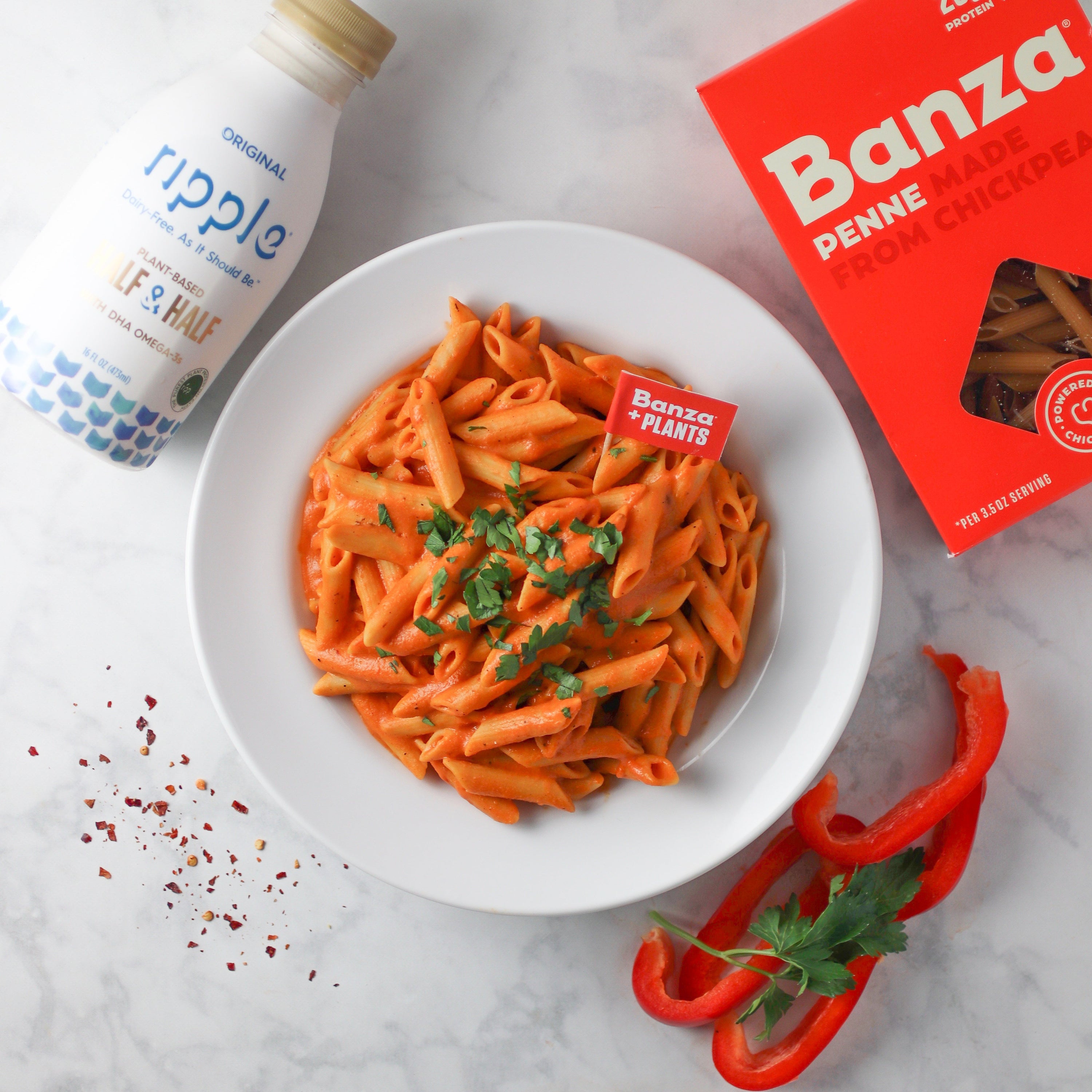 Roasted Red Pepper Pasta
