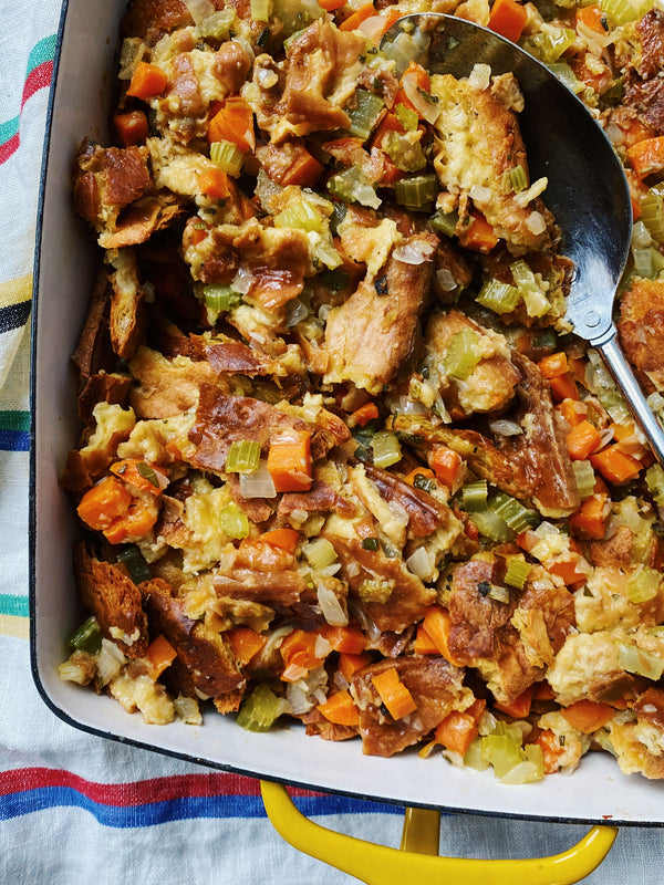 Vegetarian Stuffing with Banza Crust