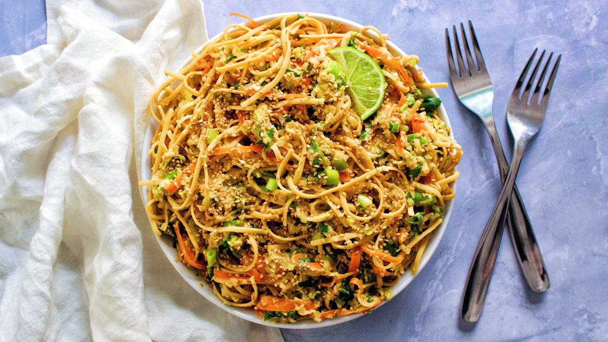 Linguini Cremoso De Sésamo 