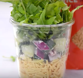 Banza Rice Meal Prep Salad