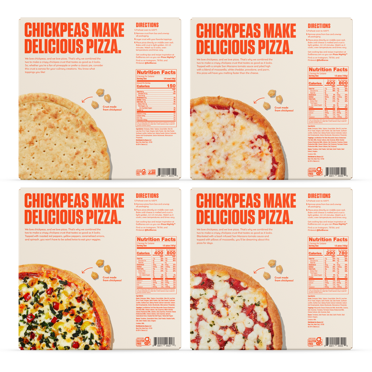 Bestseller Pizza Variety 4-Pack
