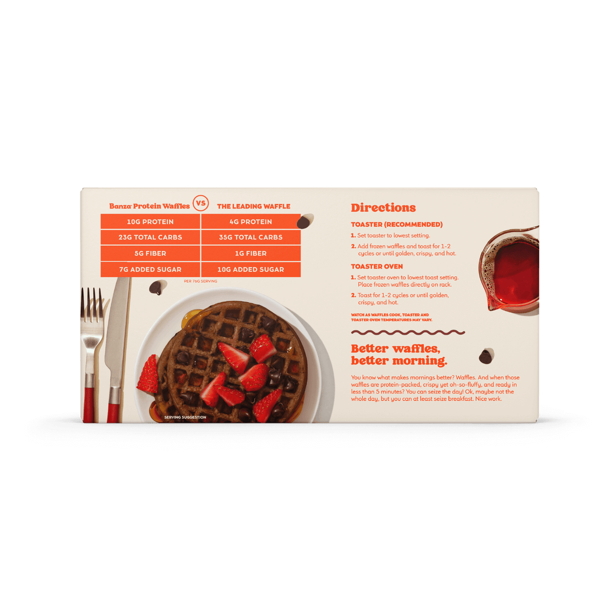 Chocolate Chip Protein Waffles