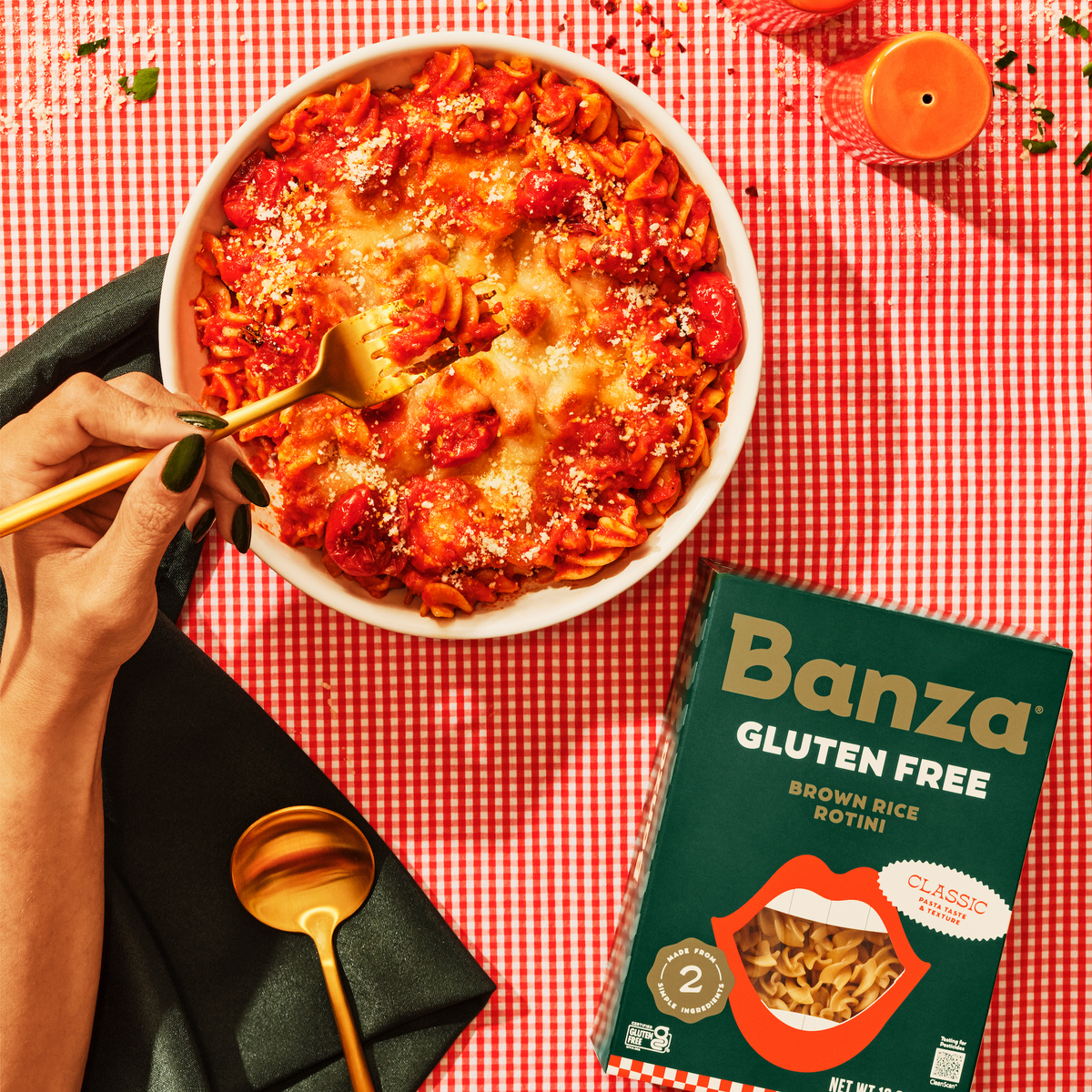 Shop Rice Pasta Gluten Free Brown Rice Pasta Variety Pack | Banza