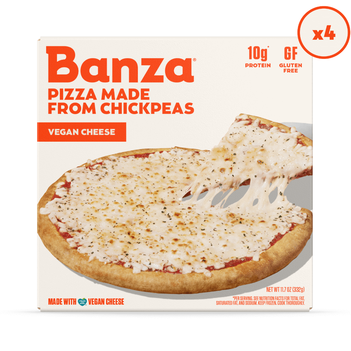 Banza Plant-Based Cheese Pizza