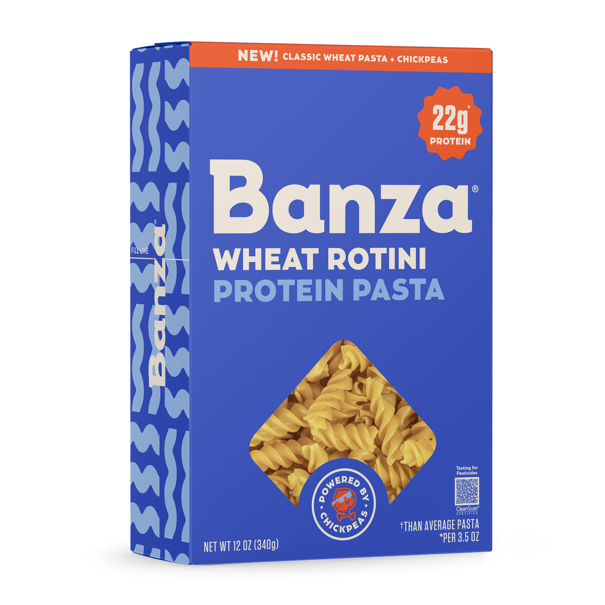 Wheat Rotini Protein Pasta (12-Pack)