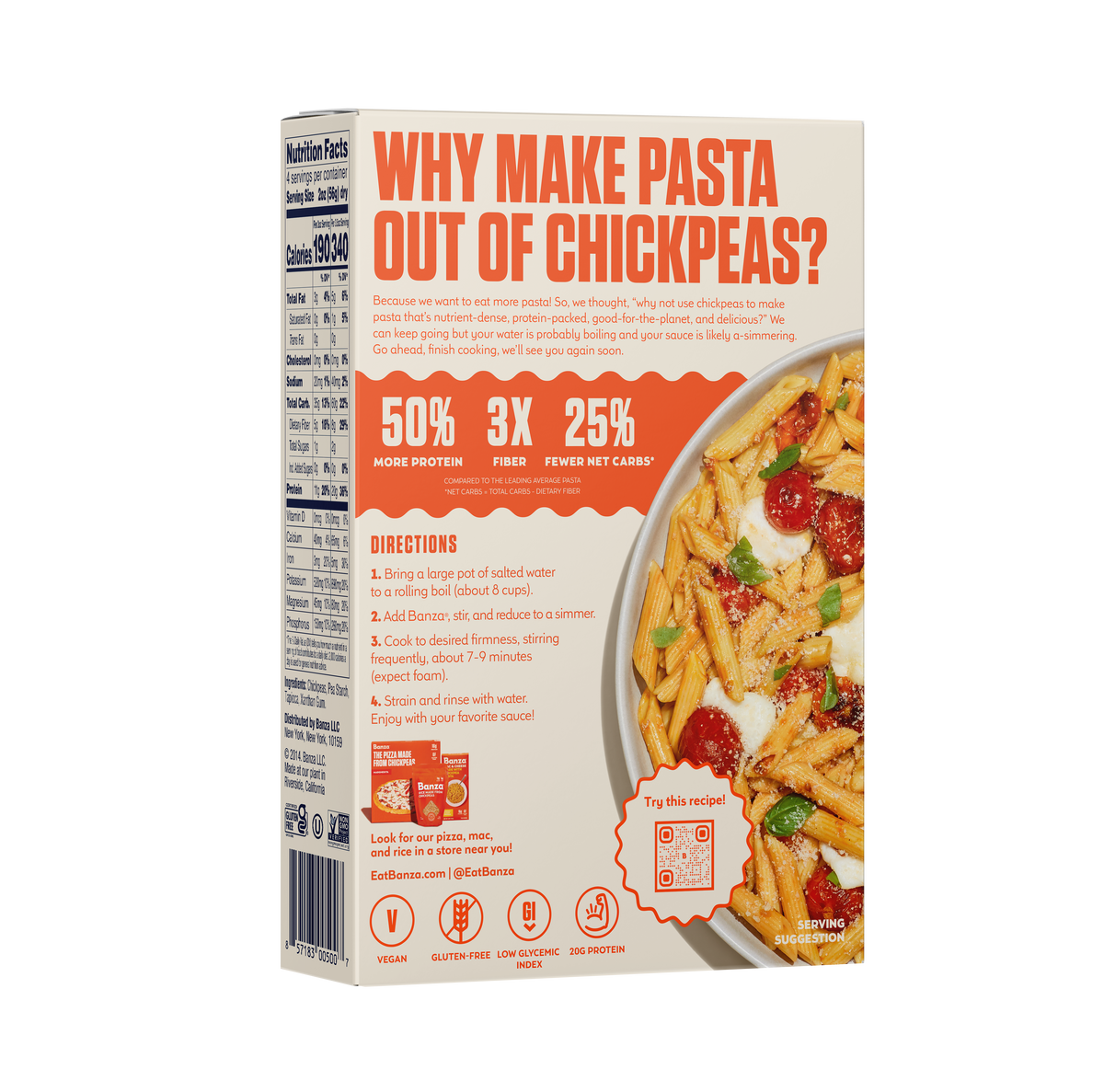 Banza pasta instant discount pot